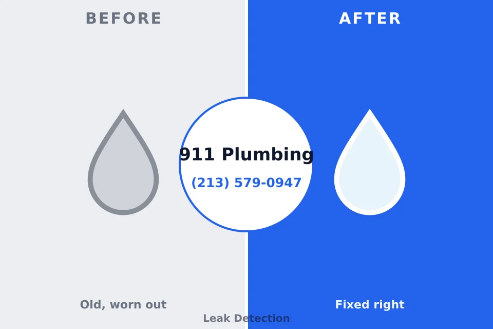 Before and after: plumbing repair Beckett Ridge, OH